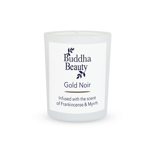 Gold Noir Votive Candle - Buddha Beauty Skincare Room Candle #vegan# #cruelty-free# #skincare#
