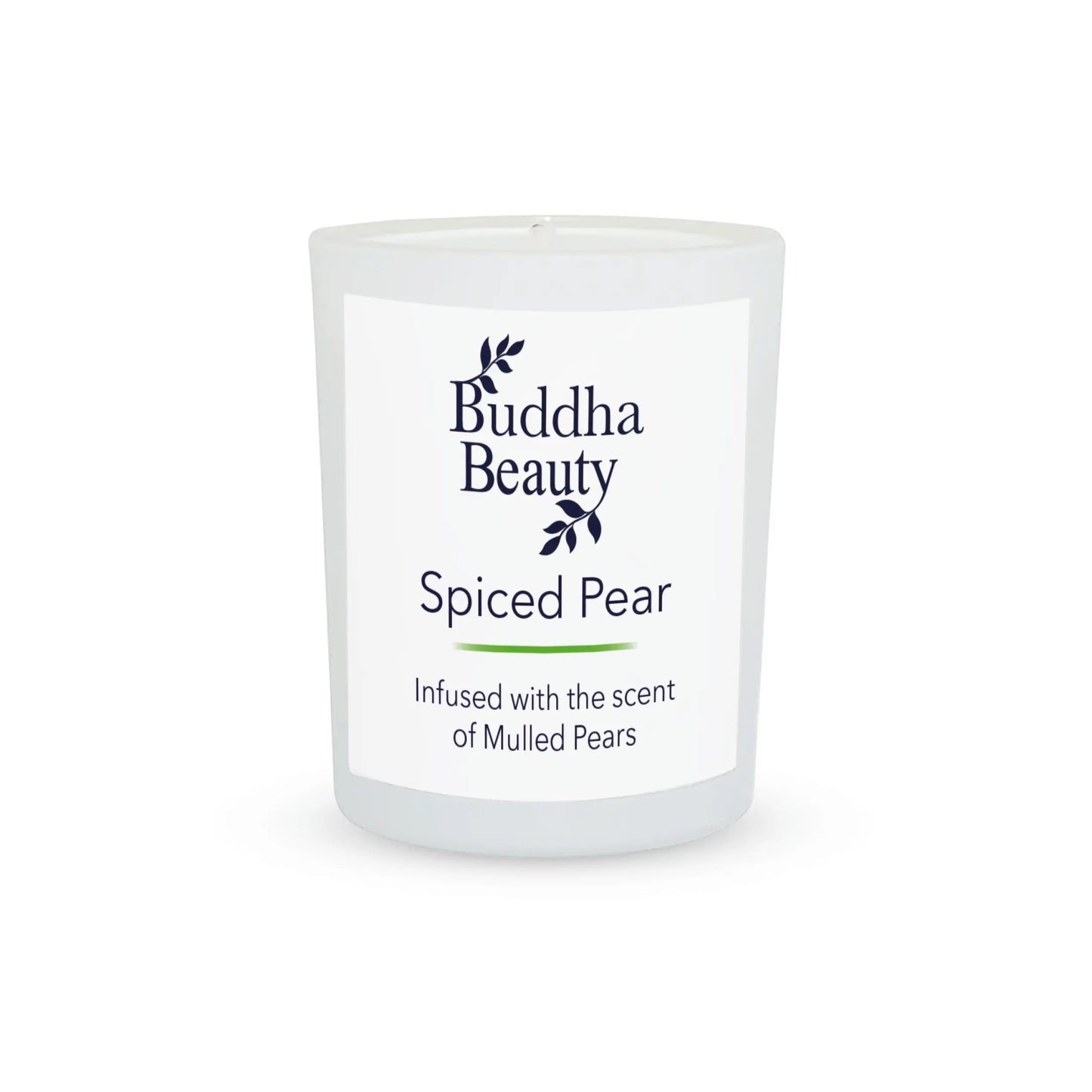 Spiced Pear Votive Candle - Buddha Beauty Skincare Room Candle #vegan# #cruelty-free# #skincare#