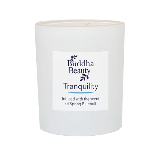 Tranquility Spring Bluebell Room Candle - Buddha Beauty Skincare Room Candle #vegan# #cruelty-free# #skincare#