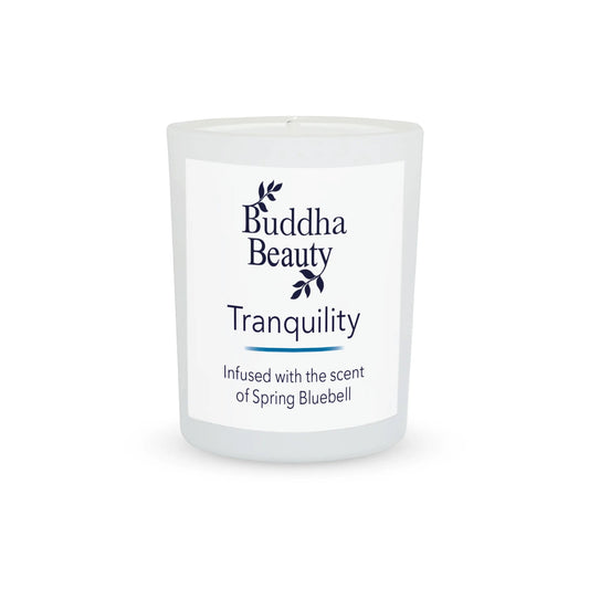Tranquility Spring Bluebell Votive Candle - Buddha Beauty Skincare Room Candle #vegan# #cruelty-free# #skincare#