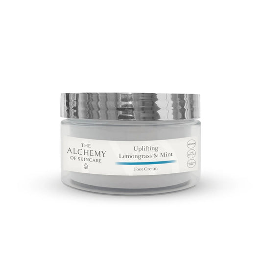 Uplifting Foot Cream with Lemongrass & Peppermint #skincare#