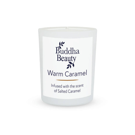 Warm Caramel Votive Candle - Buddha Beauty Skincare Room Candle #vegan# #cruelty-free# #skincare#