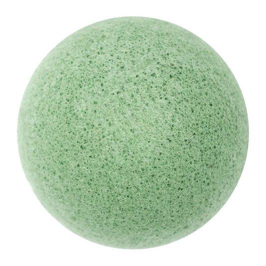 Green Konjac Facial Sponge - French Clay - Buddha Beauty Skincare Accessories #vegan# #cruelty-free# #skincare#