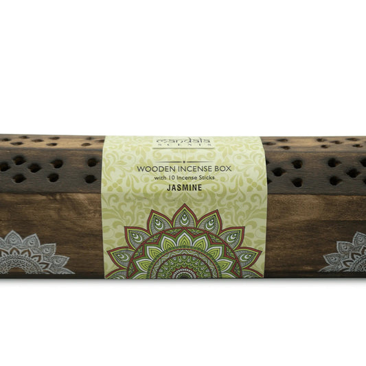 Mandala Incense Gift Set In Wooden Box #skincare#