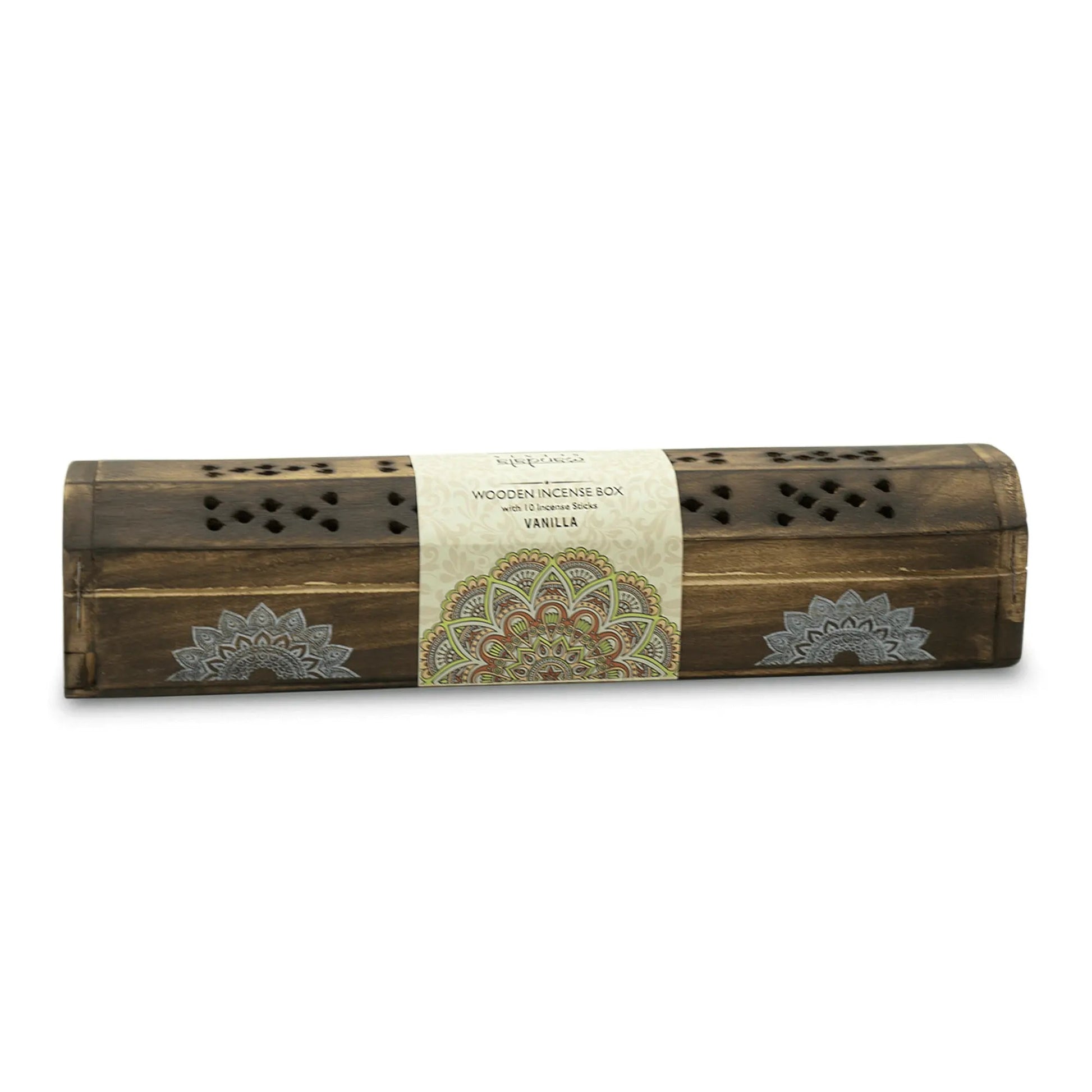 Mandala Incense Gift Set In Wooden Box - Buddha Beauty Skincare #vegan# #cruelty-free# #skincare#