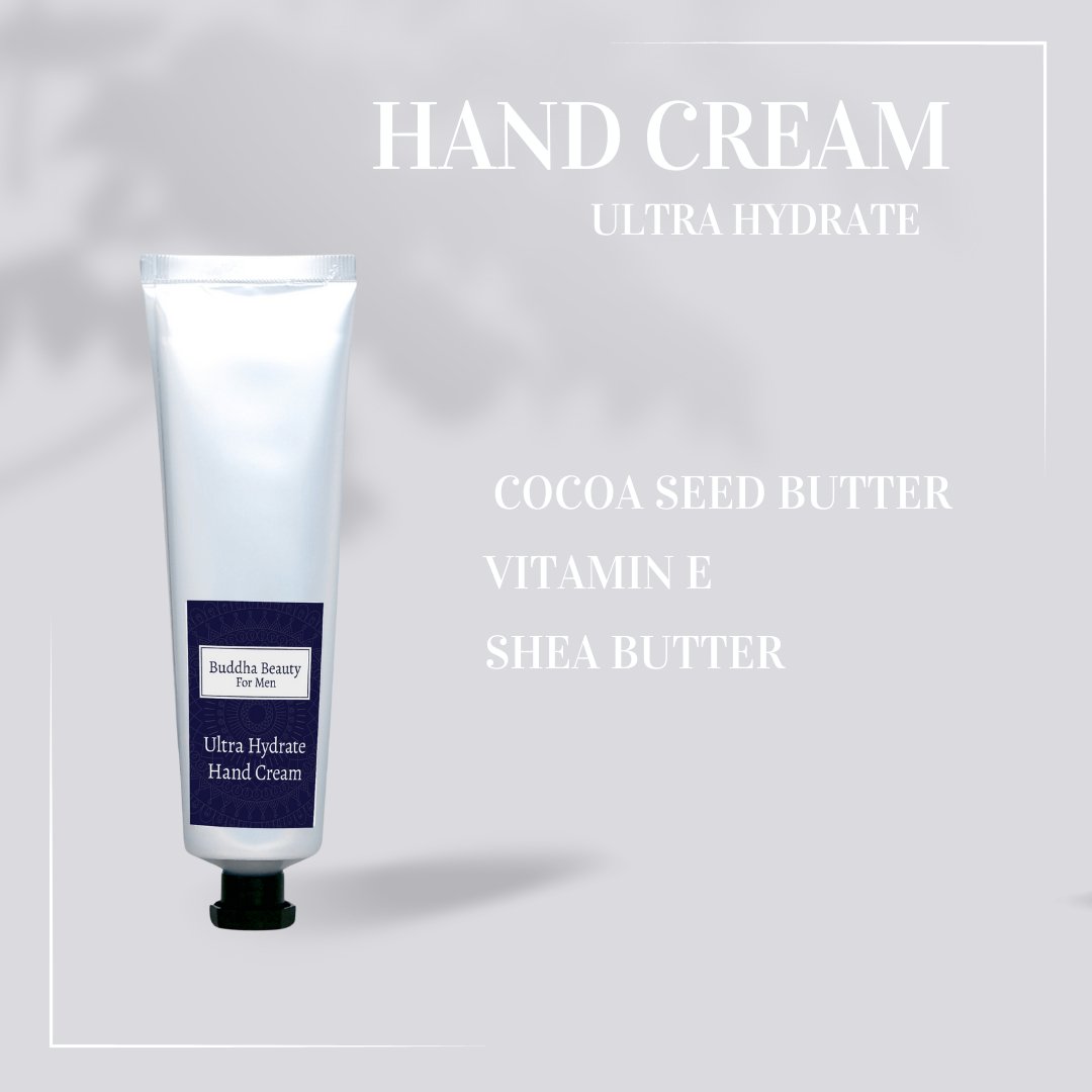 Mens Hand Cream With Lime, Basil & Mandarin - Buddha Beauty Skincare hand cream #vegan# #cruelty-free# #skincare#
