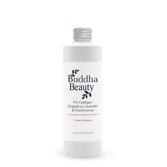 Pro-Collagen Cream Cleanser with Grapefruit, Lavender & Frankincense - Buddha Beauty Skincare Cleanser #vegan# #cruelty-free# #skincare#