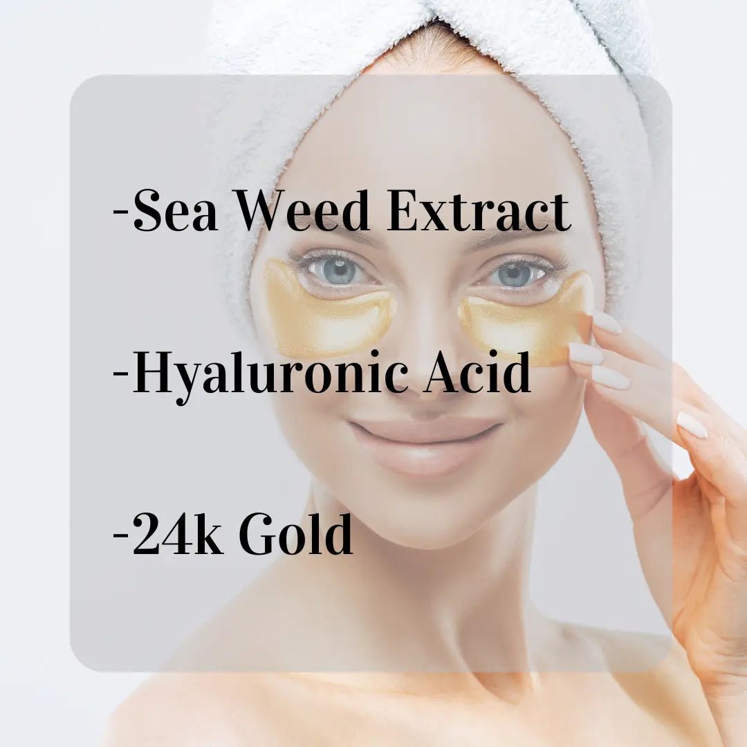 24k Gold Gel Eye Pad Single Sachet #skincare#