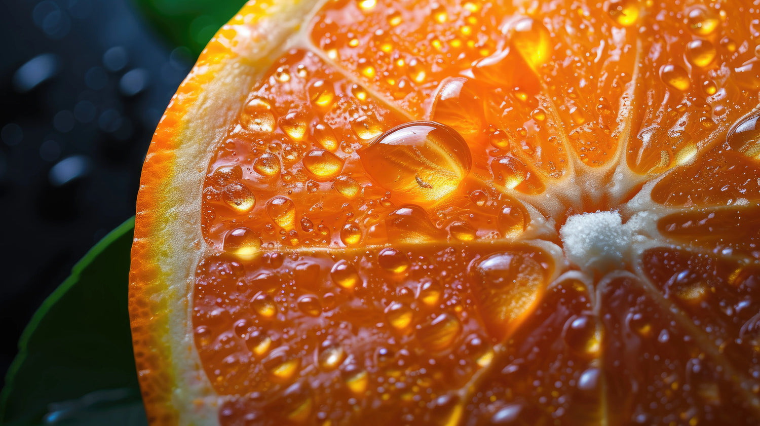 ORANGE SLICE REPRESENING VITAMIN C 