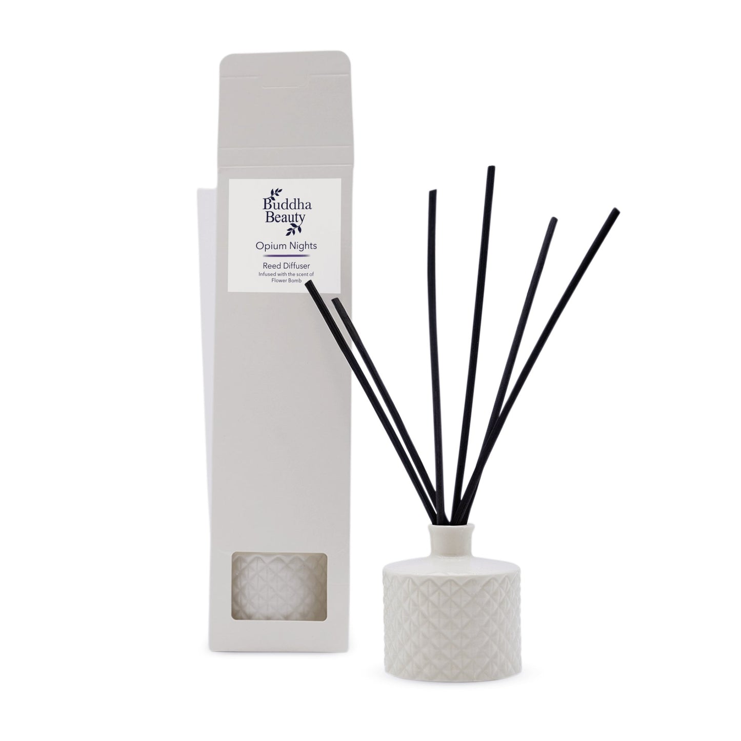 Opium Nights: Reed Diffuser - Buddha Beauty Skincare #vegan# #cruelty-free# #skincare#