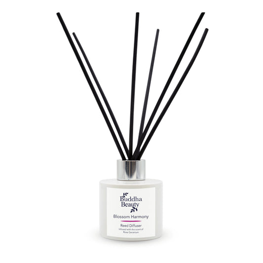 Serenity Rose Geranium Reed Diffusers - Buddha Beauty Skincare HOME #vegan# #cruelty-free# #skincare#