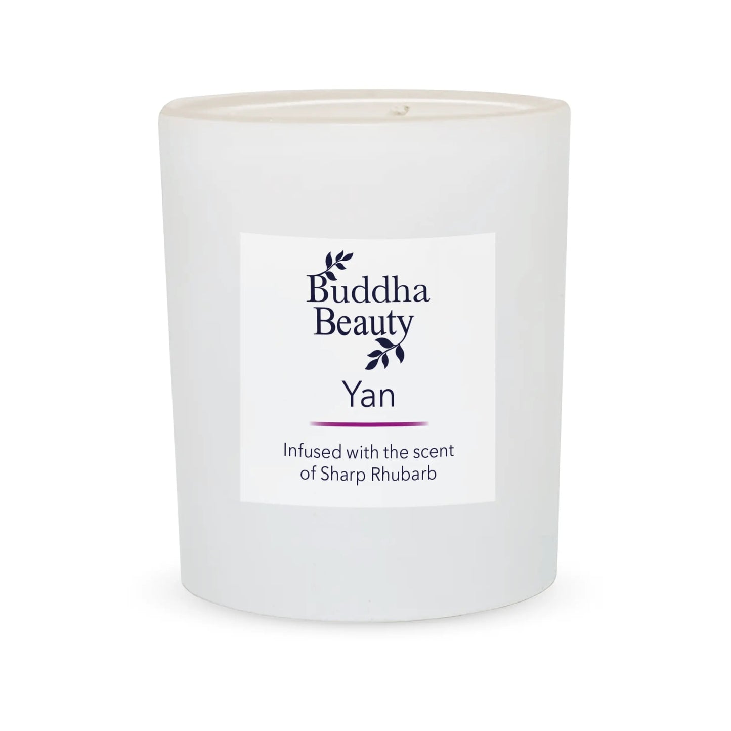 Yan Rhubarb Room Candle - Buddha Beauty Skincare Room Candle #vegan# #cruelty-free# #skincare#