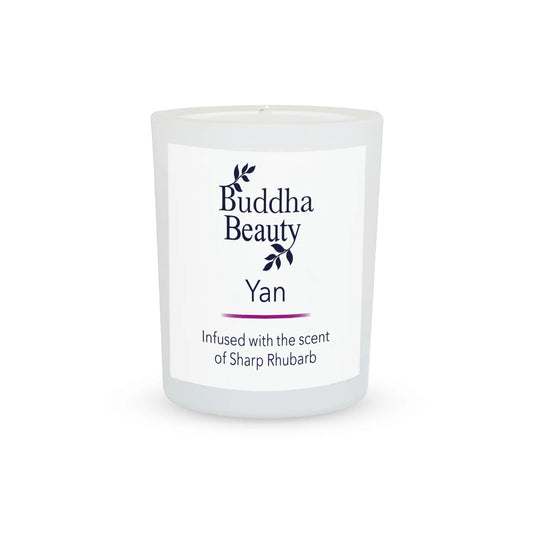 Yan Rhubarb Votive Candle - Buddha Beauty Skincare Room Candle #vegan# #cruelty-free# #skincare#