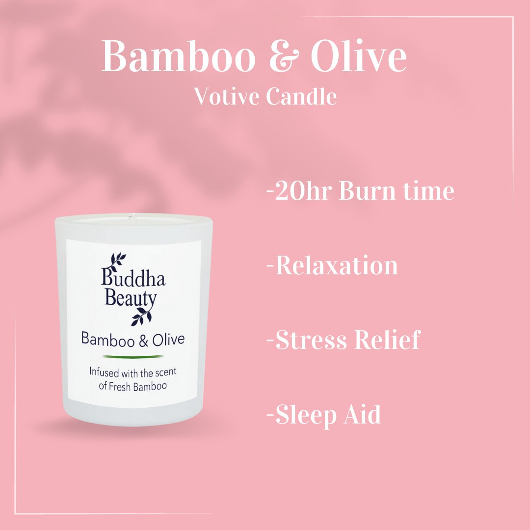 Bamboo & Olive Room Fragrance Collection - Buddha Beauty Skincare Room Candle #vegan# #cruelty-free# #skincare#