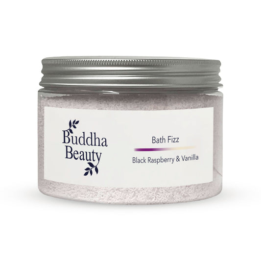 Black Raspberry & Vanilla Bath fizz - Buddha Beauty Skincare Bath & Body #vegan# #cruelty-free# #skincare#