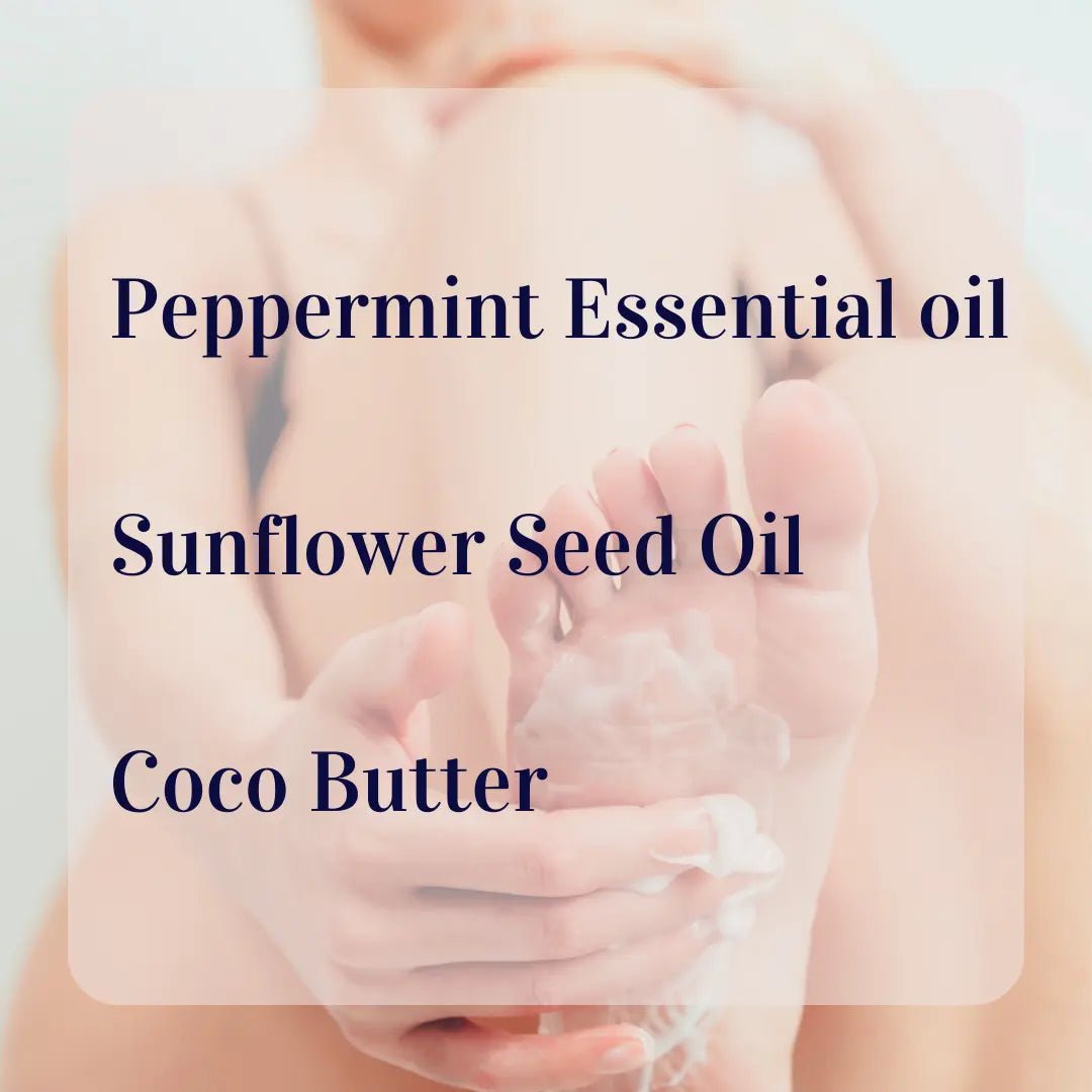 Cooling Foot Cream With Peppermint #skincare#