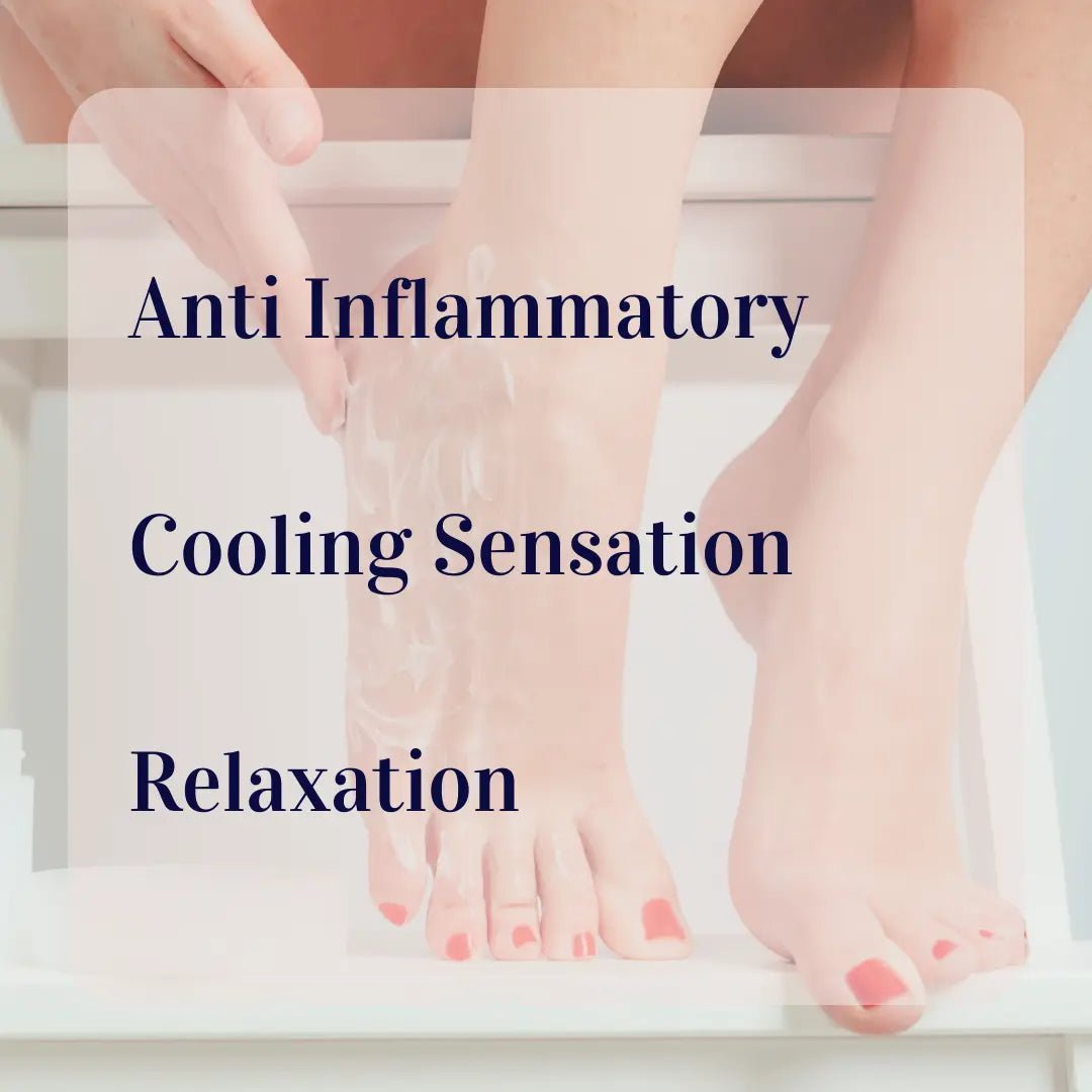 Cooling Foot Cream With Peppermint #skincare#