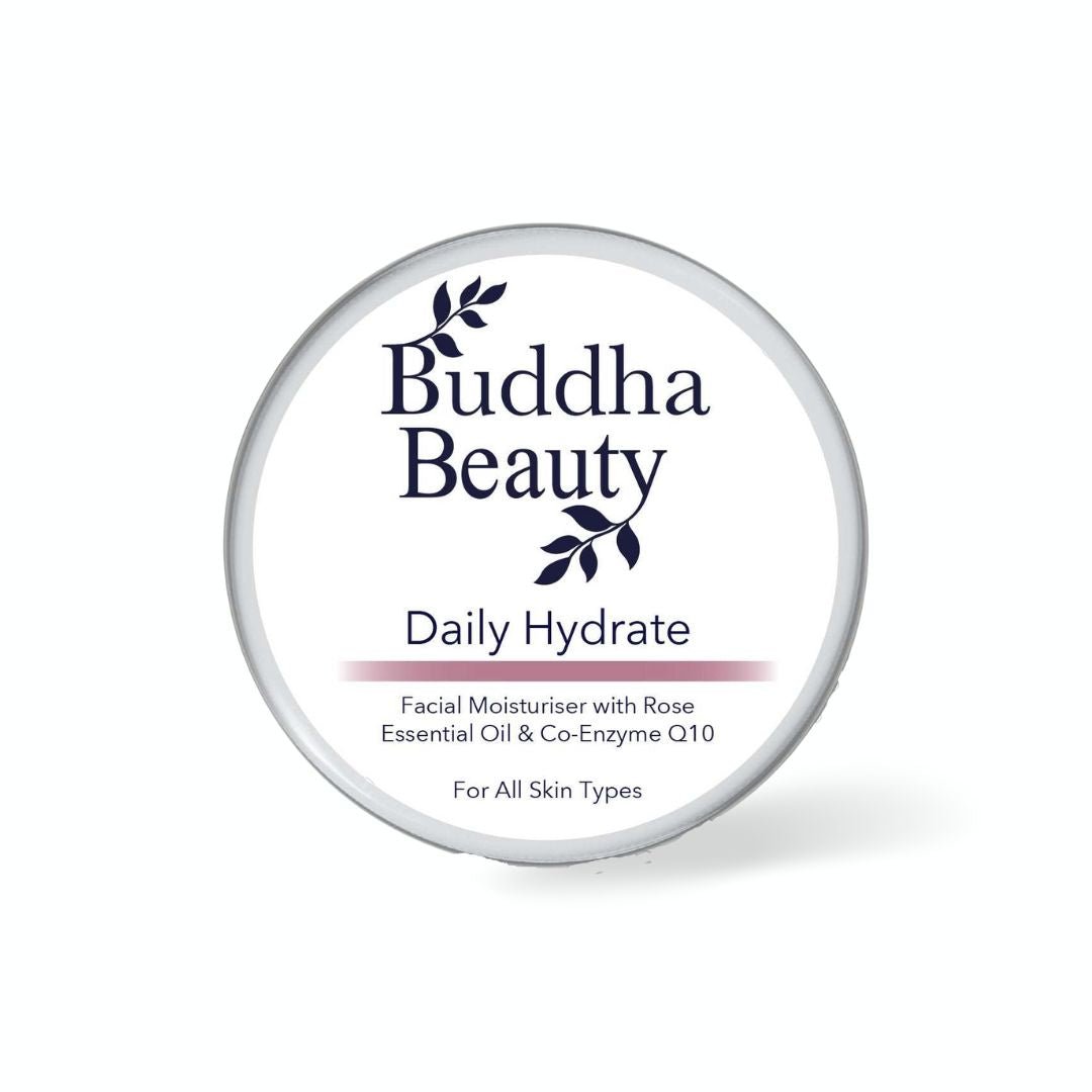 Daily Hydrate Organic Day Cream with Rose & Co-Enzyme Q10 - Buddha Beauty Skincare Face Cream #vegan# #cruelty-free# #skincare#