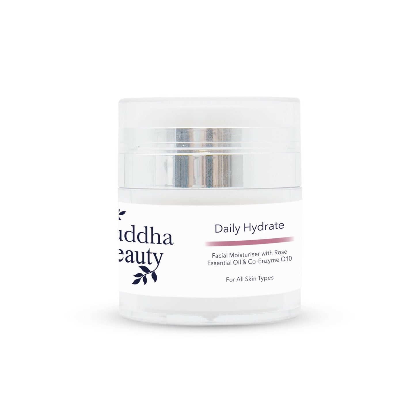 Daily Hydrate Organic Day Cream with Rose & Co-Enzyme Q10 - Buddha Beauty Face Cream #vegan# #cruelty-free# #skincare#