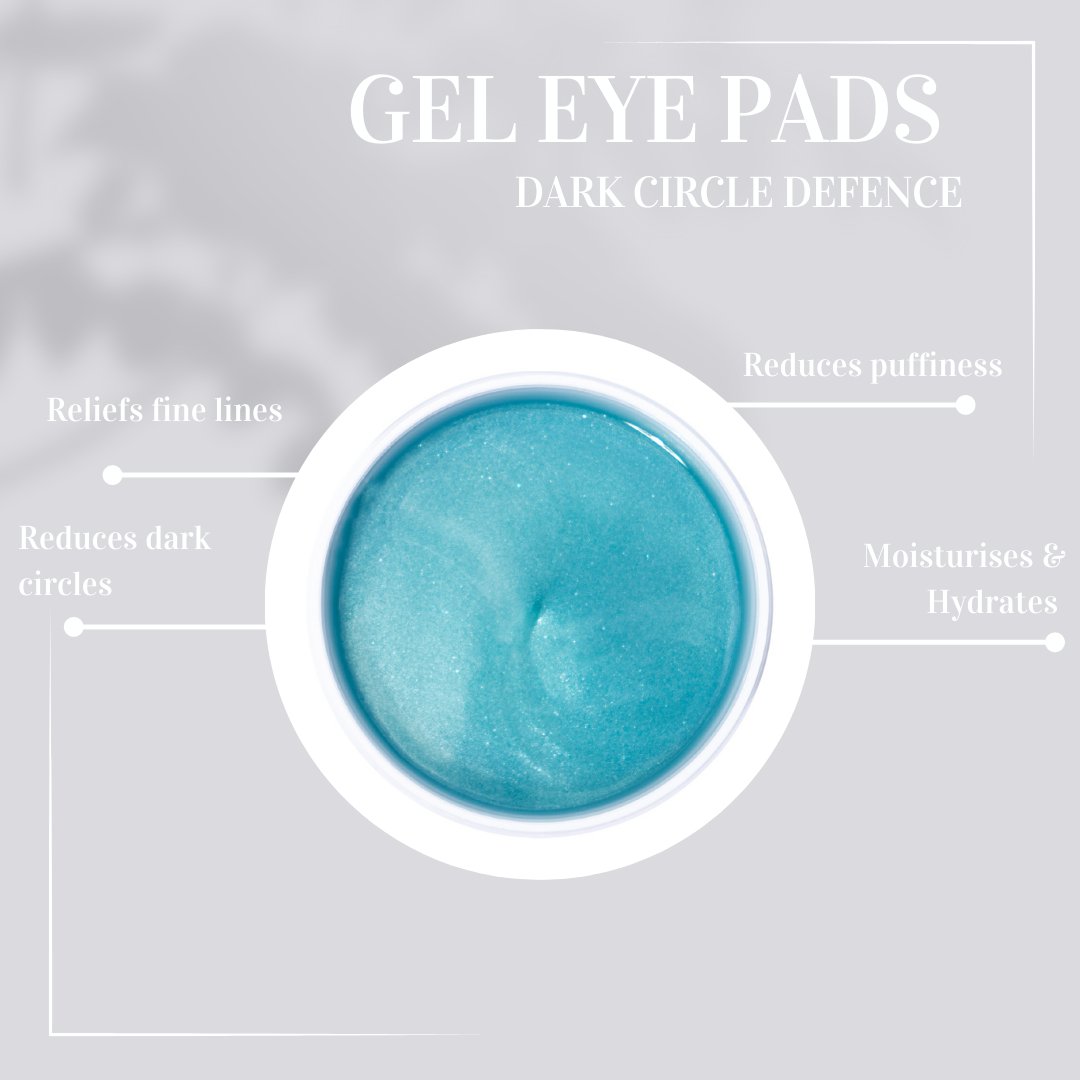 Dark Circle Defence Gel Eye Pads for Men - Buddha Beauty Skincare GEL EYE PADS #vegan# #cruelty-free# #skincare#