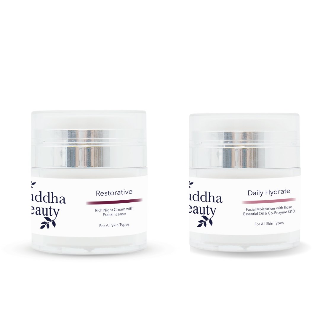 Day & Night Cream Duo Set - Buddha Beauty Skincare Skincare Sets #vegan# #cruelty-free# #skincare#