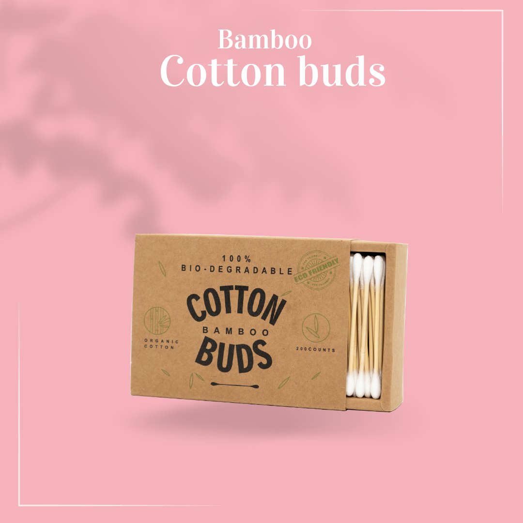 Eco-Friendly Cotton Buds - Buddha Beauty Skincare Cotton Buds #vegan# #cruelty-free# #skincare#