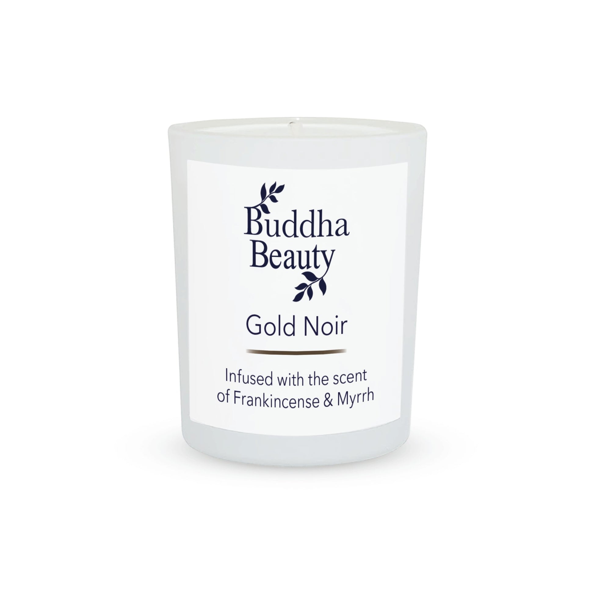 Gold Noir Frankincense & Myrrh Room Fragrance Collection - Buddha Beauty Skincare Room Candle #vegan# #cruelty-free#