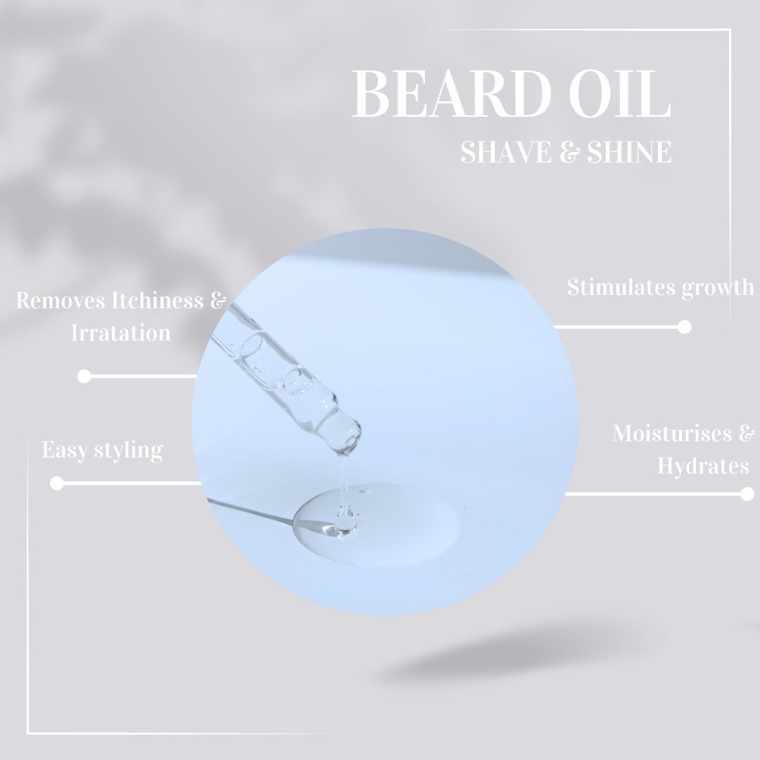 Men's Style & Shine Beard & Shave Oil - Buddha Beauty Skincare MEN #vegan# #cruelty-free# #skincare#
