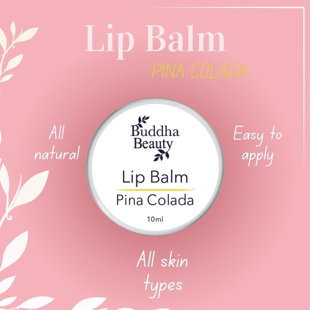 Pina Colada Lip Balm - Buddha Beauty Skincare LIP BALM #vegan# #cruelty-free# #skincare#