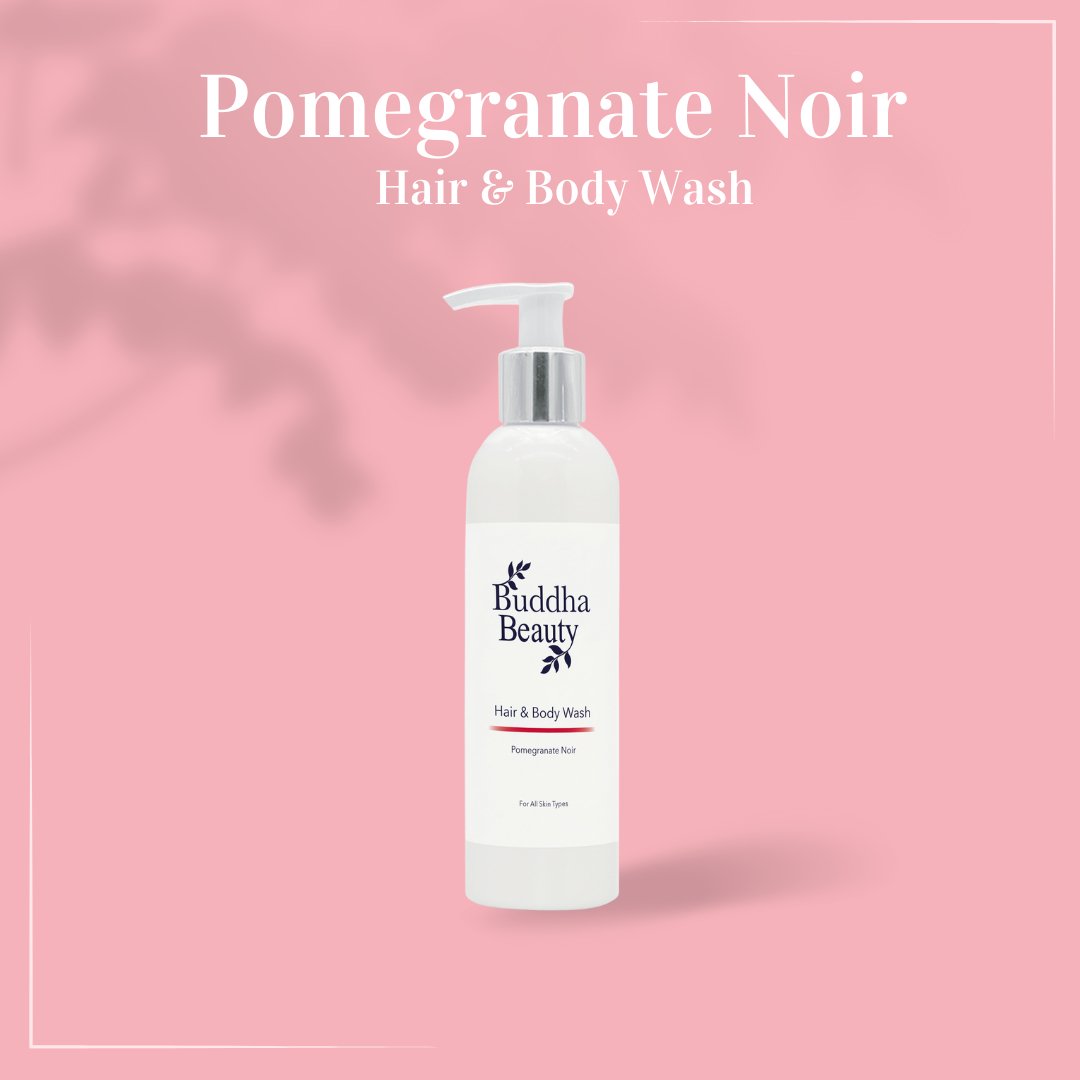 Pomegranate Noir Hair & Body Wash - Buddha Beauty Skincare Hair & Body Wash #vegan# #cruelty-free# #skincare#