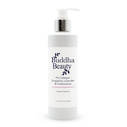 Pro-Collagen Cream Cleanser with Grapefruit, Lavender & Frankincense - Buddha Beauty Skincare Cleanser #vegan# #cruelty-free# #skincare#