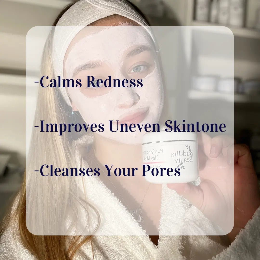 Purifying Pink Face Mask with Rose Extract #skincare#