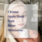Purifying Pink Face Mask with Rose Extract #skincare#