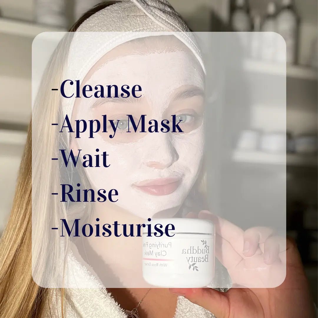 Purifying Pink Face Mask with Rose Extract #skincare#