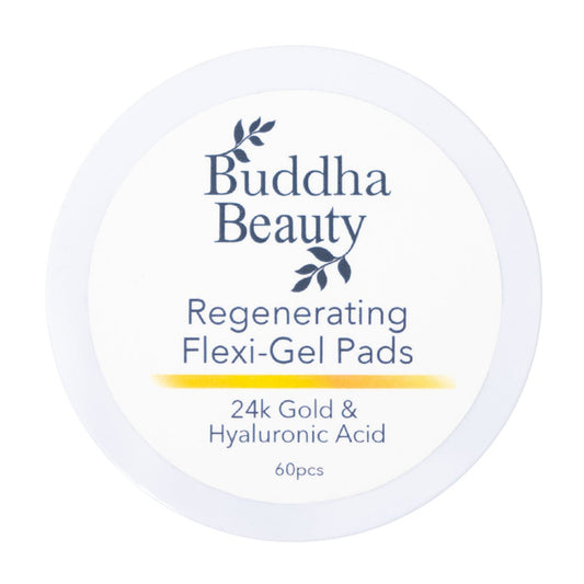 Regenerating 24K Gold Gel Eye Pads - Buddha Beauty Skincare GEL EYE PADS #vegan# #cruelty-free# #skincare#