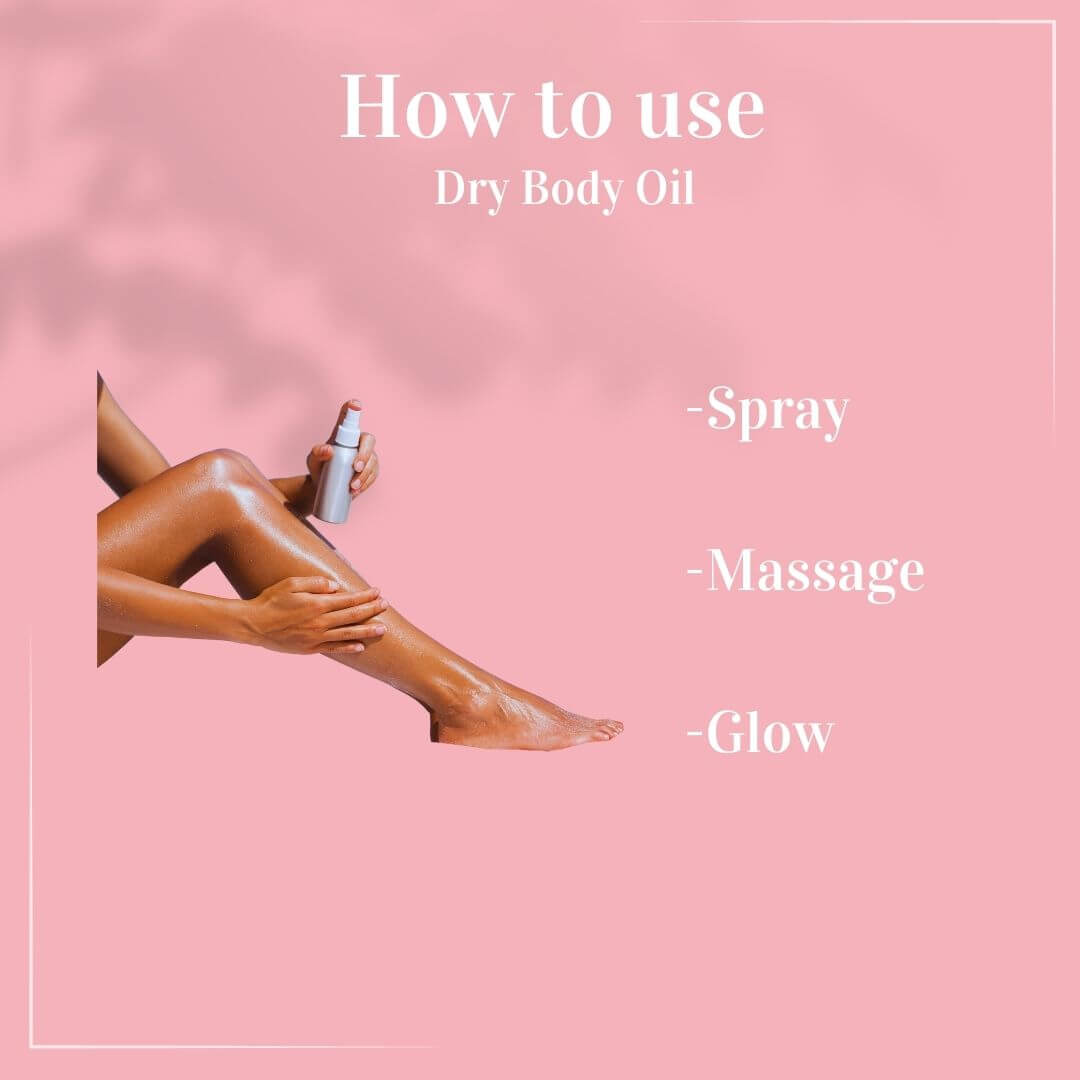 Rose Dry Body Oil - Rehydrating Body Oil - Buddha Beauty Skincare Body Oil #vegan# #cruelty-free# #skincare#
