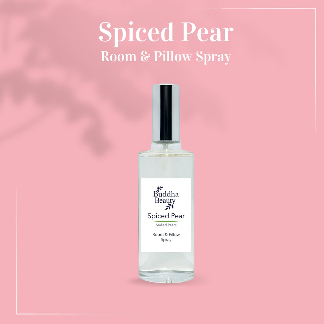 Spiced Pear Room Fragrance Collection - Buddha Beauty Skincare Room Candle #vegan# #cruelty-free# #skincare#