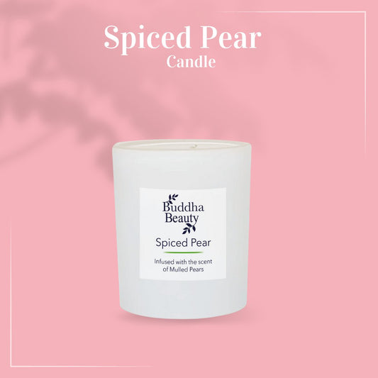 Spiced Pear Room Fragrance Collection - Buddha Beauty Skincare Room Candle #vegan# #cruelty-free# #skincare#