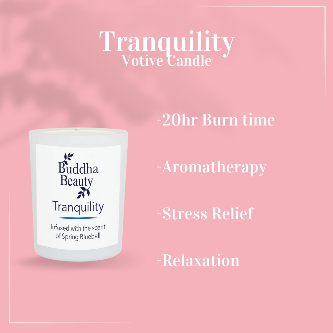 Tranquility Spring Bluebell Room Fragrance Collection - Buddha Beauty Skincare Room Candle #vegan# #cruelty-free# #skincare#