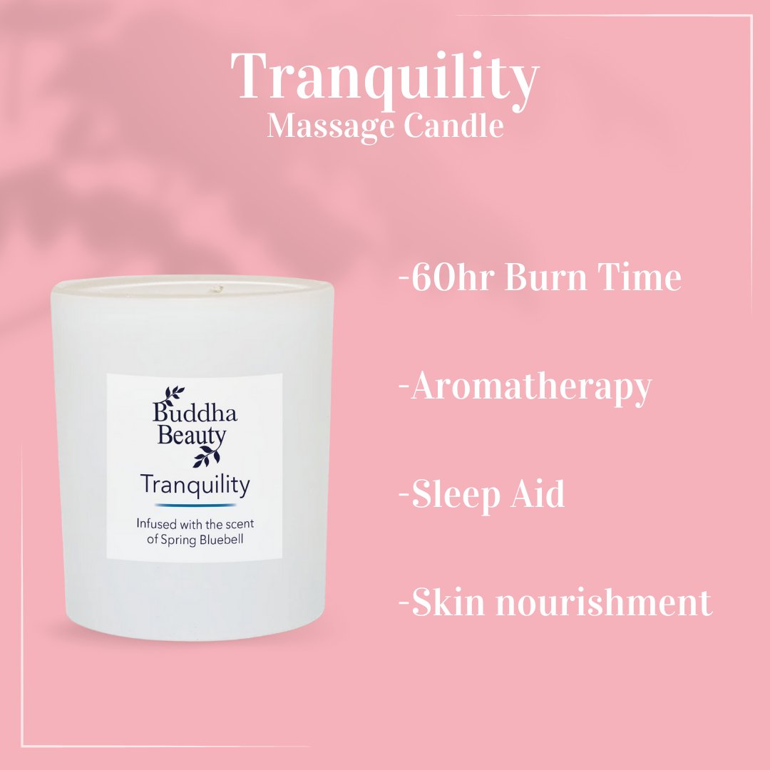 Tranquility Spring Bluebell Room Fragrance Collection - Buddha Beauty Skincare Room Candle #vegan# #cruelty-free# #skincare#