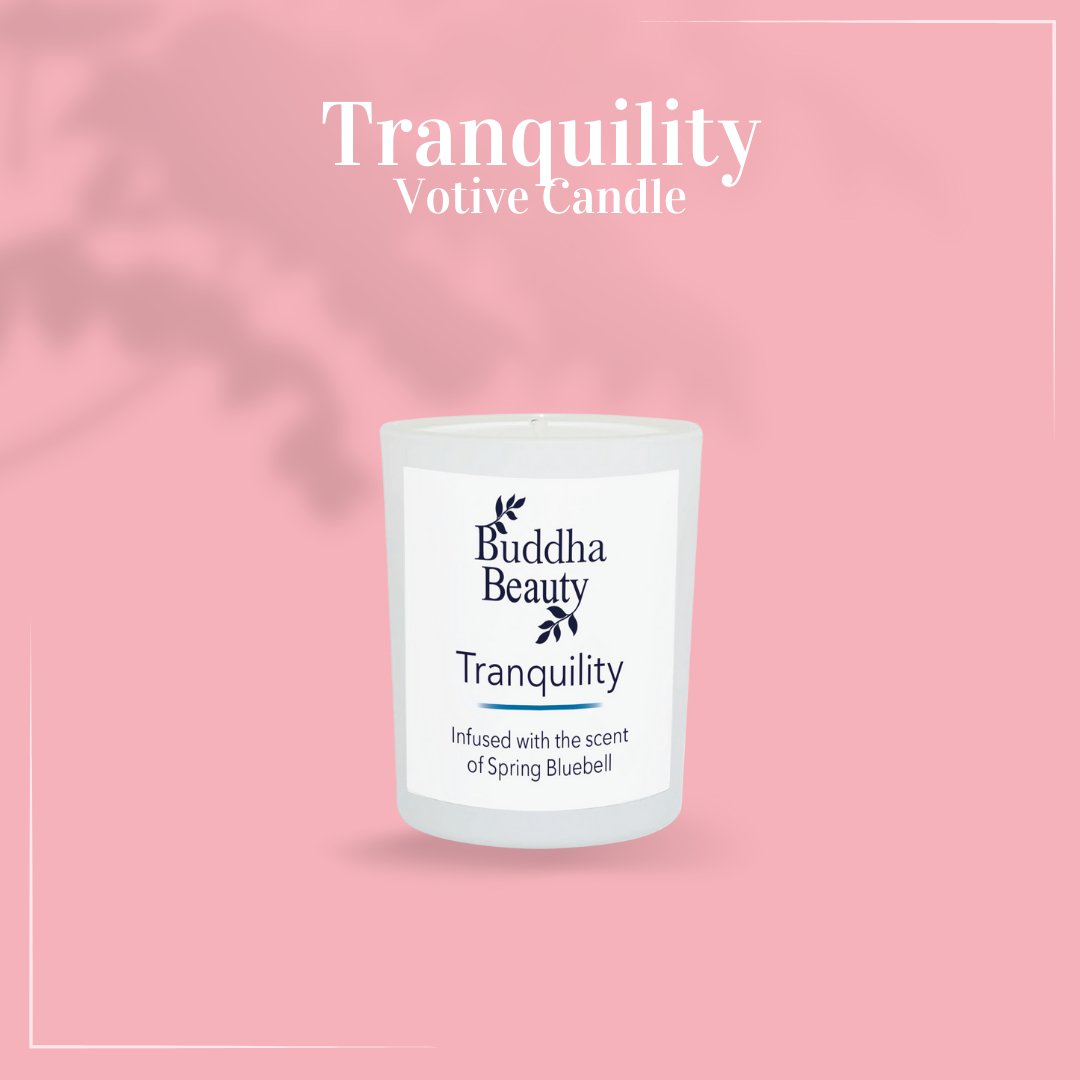 Tranquility Spring Bluebell Room Fragrance Collection - Buddha Beauty Skincare Room Candle #vegan# #cruelty-free# #skincare#