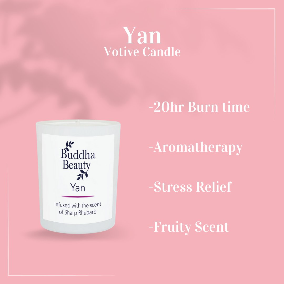 Yan Rhubarb Room Fragrance Collection - Buddha Beauty Skincare Room Candle #vegan# #cruelty-free# #skincare#